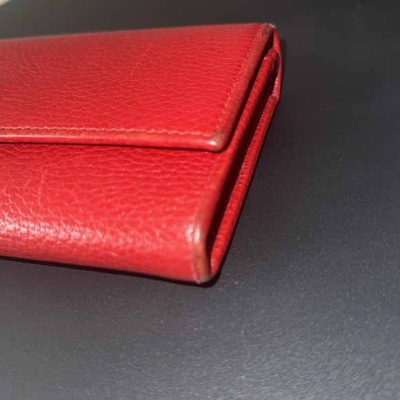 Gucci Red Marmont Bifold Wallet- Authentic!! - Picture 9 of 14